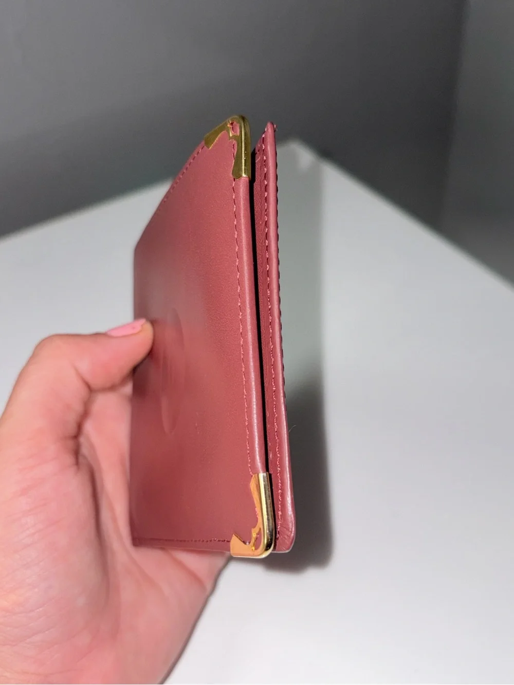 Vintage Cartier Must de Cartier Burgundy Leather Bifold Wallet